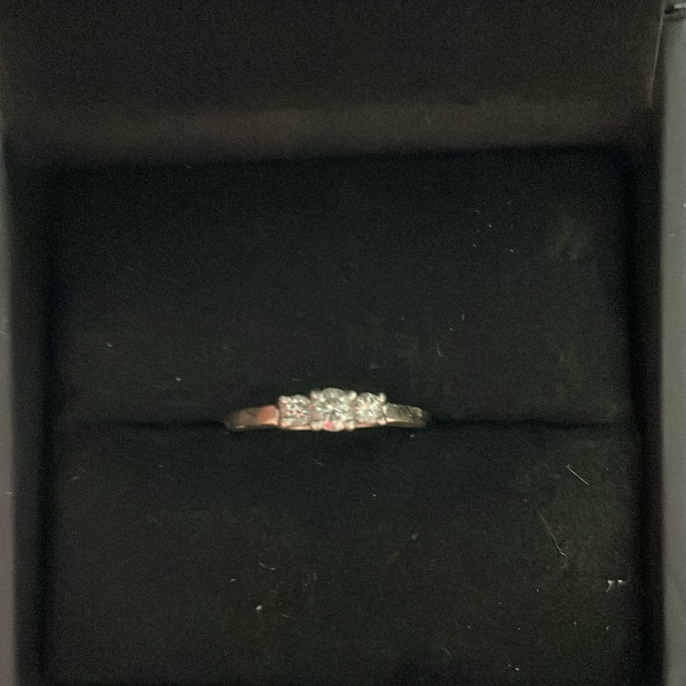 Three diamond ring